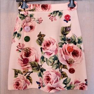 Dolce&Gabbana Swarovski embellished skirt Size 38